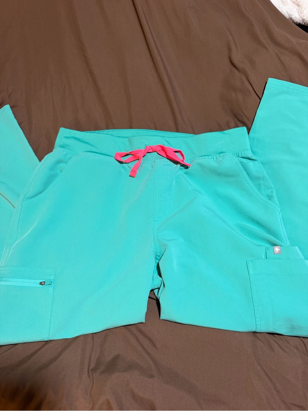 Figs Lagoon Yola High rise slim scrub pant